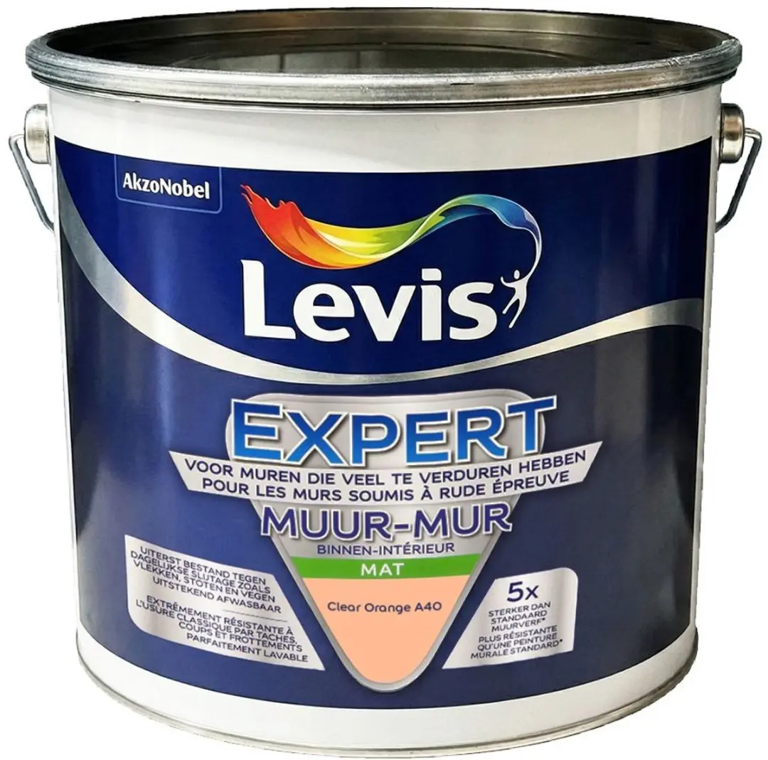 Levi's Expert Muur Binnen Mix Clear Orange Mengverf 10L
