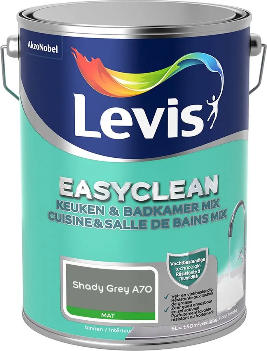 Levi's Easyclean Mengverf Shady Grey A70