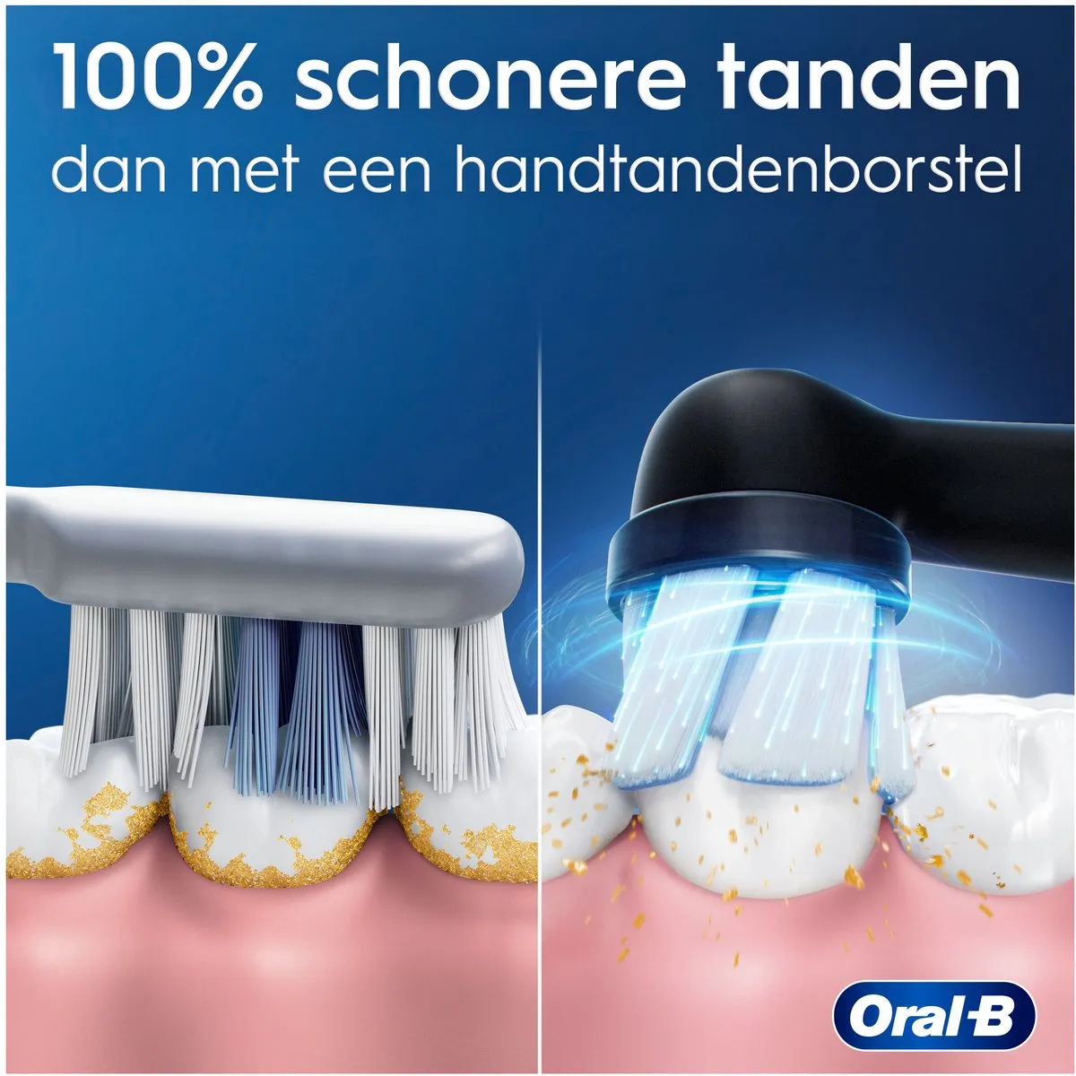 Oral-B iO2 Elektrische Tandenborstel - Night Black & Calm Pink - 2 Stuks