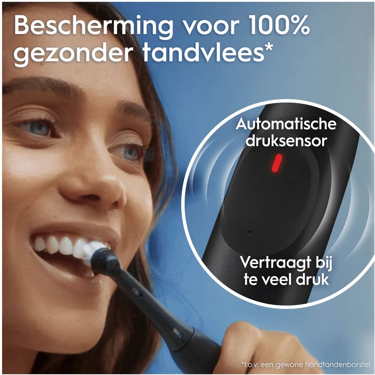 Oral-B iO2 Elektrische Tandenborstel - Night Black & Calm Pink - 2 Stuks - afbeelding 6 van 6