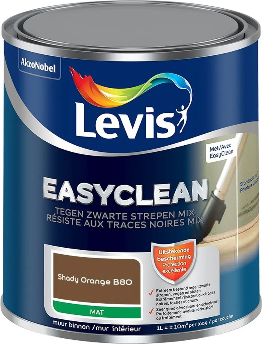Levi's Easyclean Tegen Zwarte Strepen Mengverf Shady Orange B80