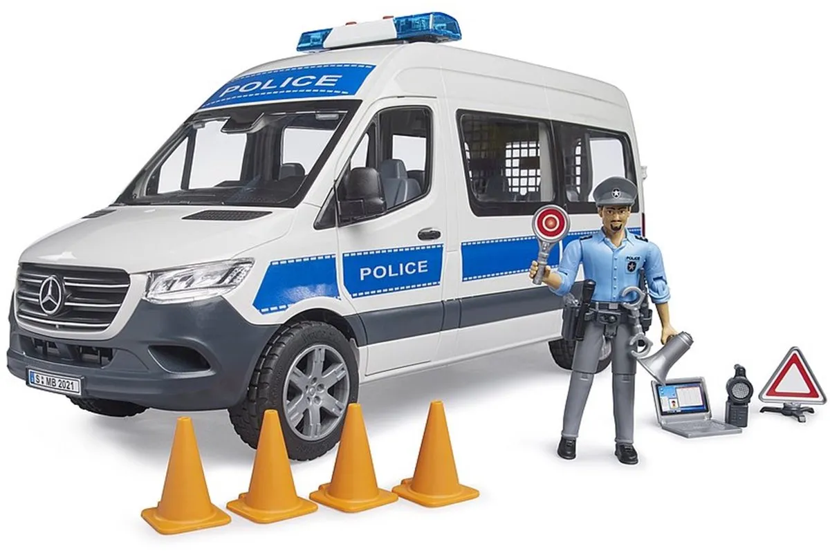 Bruder MB Sprinter Politievoertuig 1:16 - Multicolor