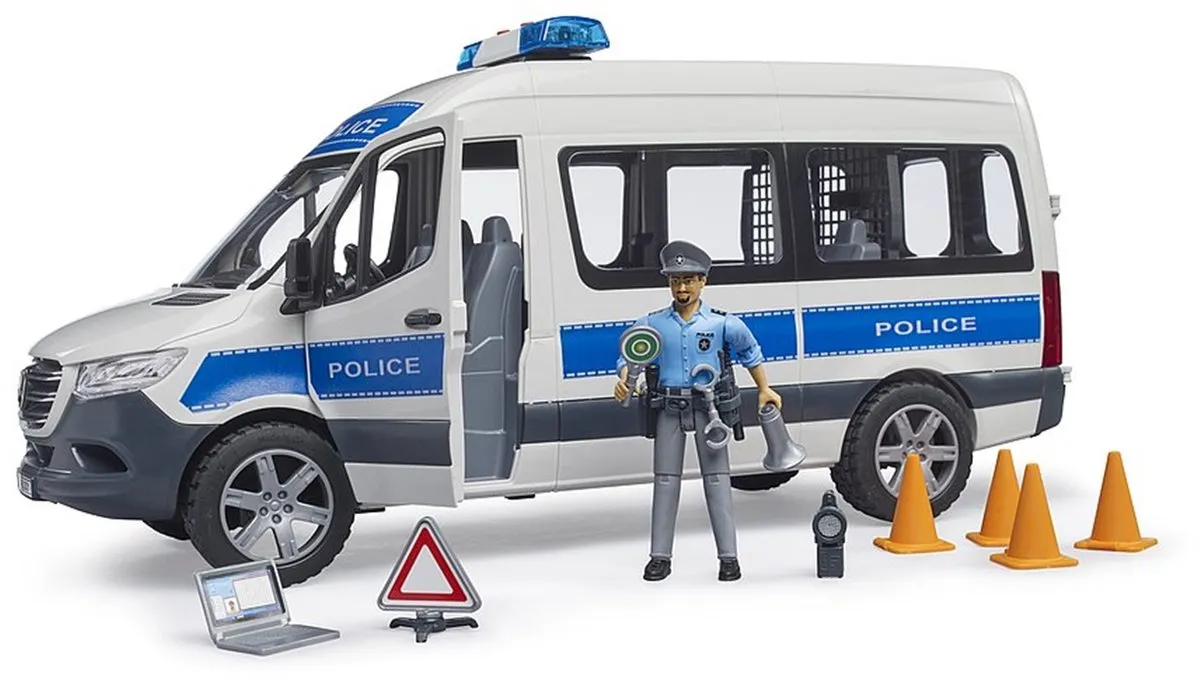 Bruder MB Sprinter Politievoertuig 1:16 - Multicolor