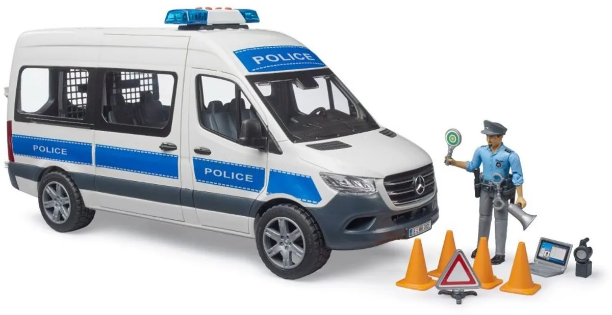 Bruder MB Sprinter Politievoertuig 1:16 - Multicolor