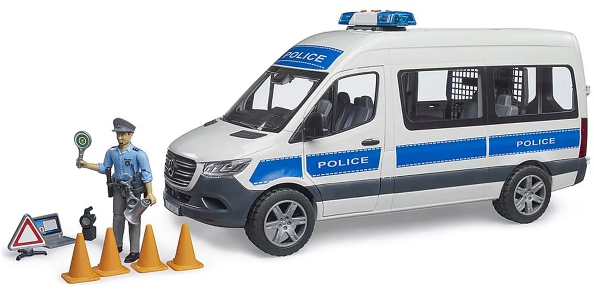 Bruder MB Sprinter Politievoertuig 1:16 - Multicolor