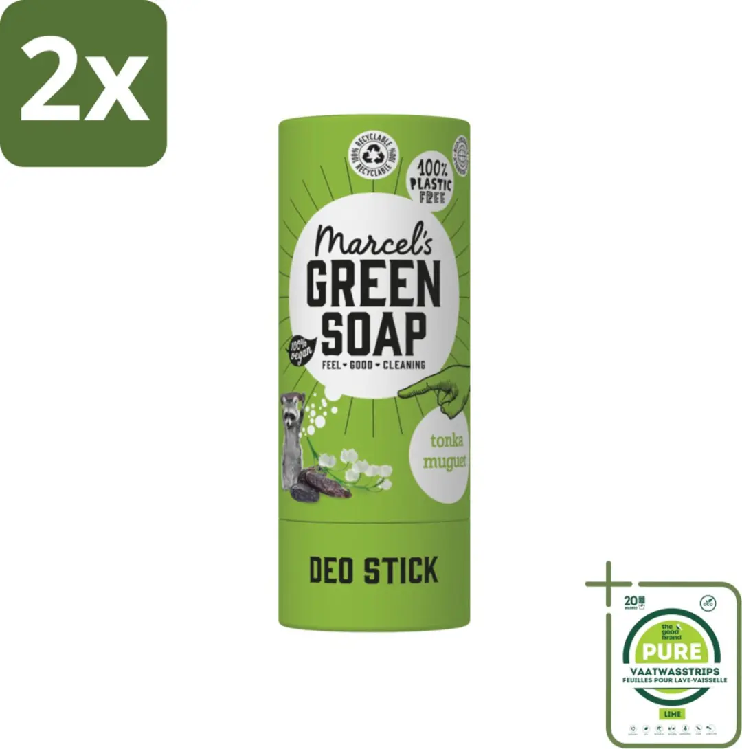 Marcel's Green Soap Deodorant Stick Tonka & Muguet