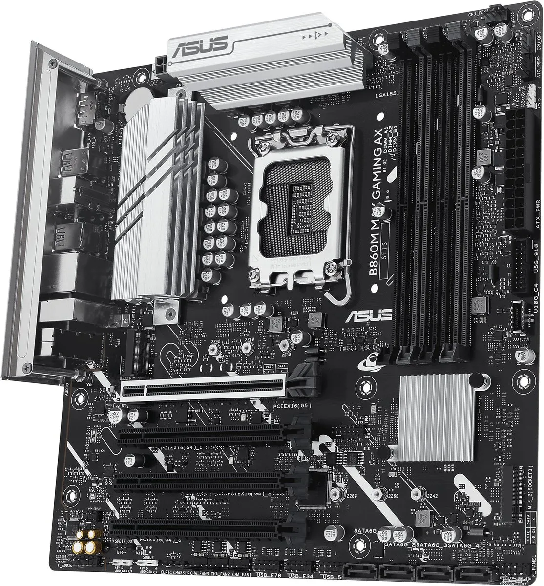 ASUS B860M MAX GAMING AX Moederbord - Intel B860 LGA 1851