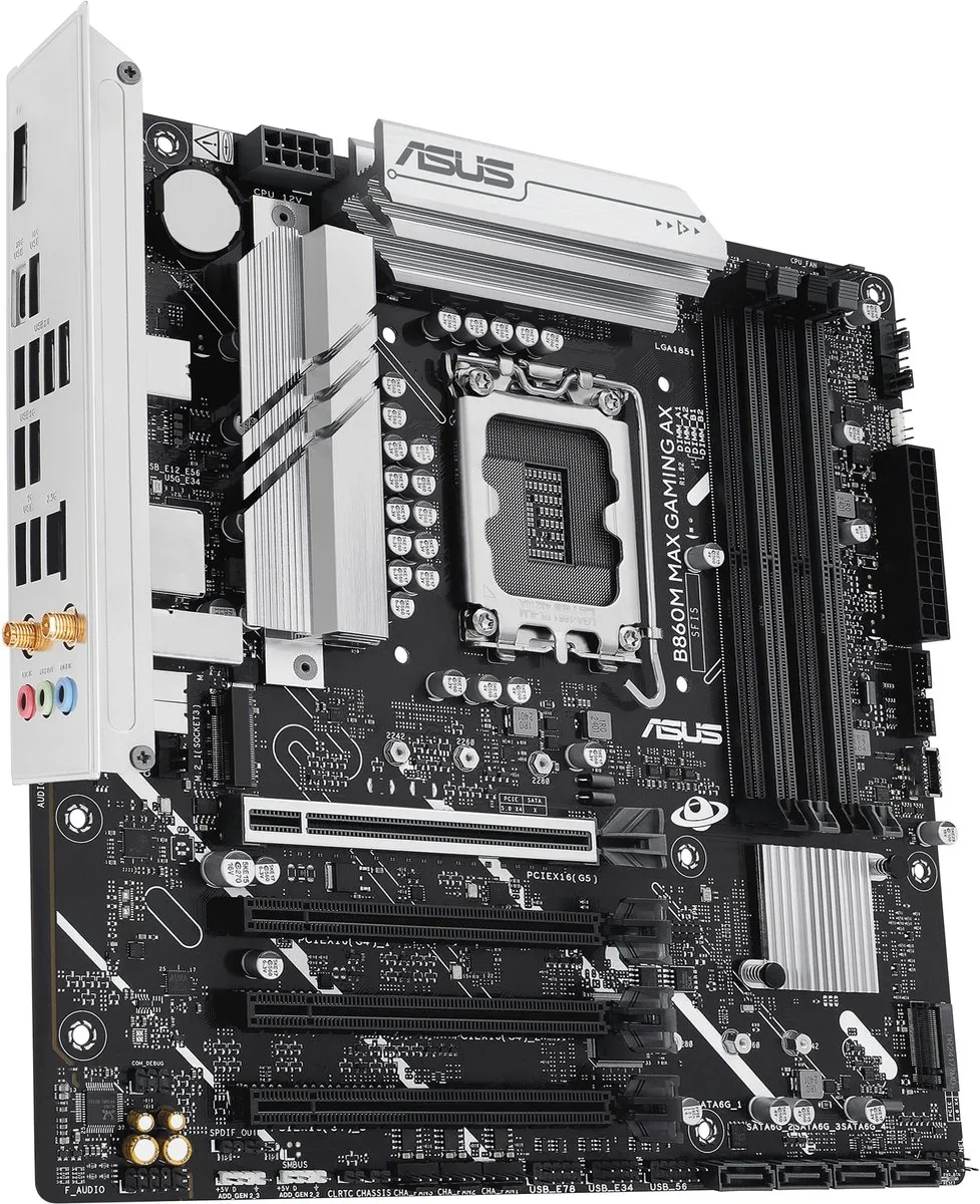 ASUS B860M MAX GAMING AX Moederbord - Intel B860 LGA 1851