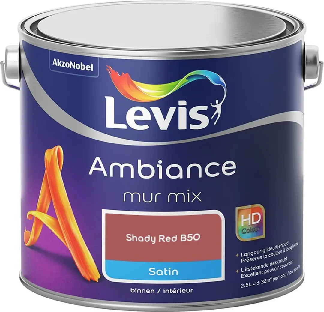 Levi's Ambiance Mur Satin Mix Shady Red B50