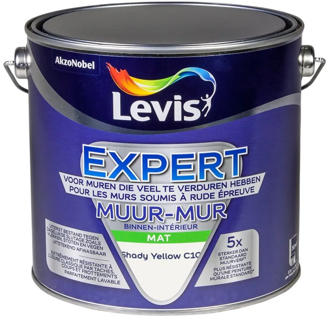 Levi's Expert Muur Binnen Mix Shady Yellow C10 Mengverf 2,5L