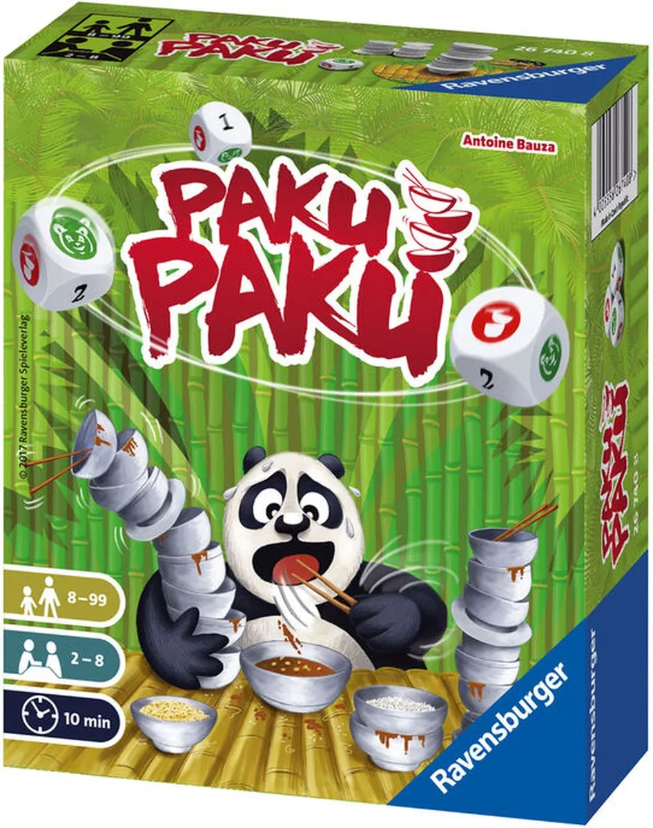 Ravensburger Paku Paku Dobbelspel - Multikleur - afbeelding 6 van 6