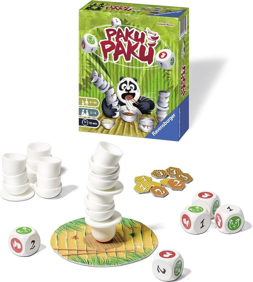Ravensburger Paku Paku Dobbelspel - Multikleur