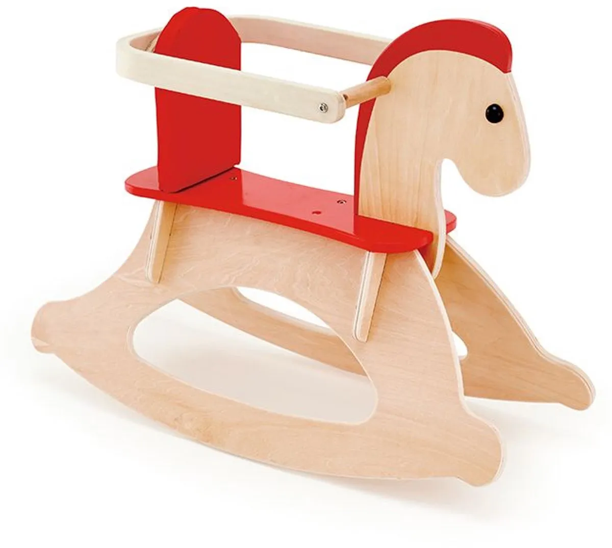 Hape Rock and Ride Hobbelpaard - Bruin/Rood