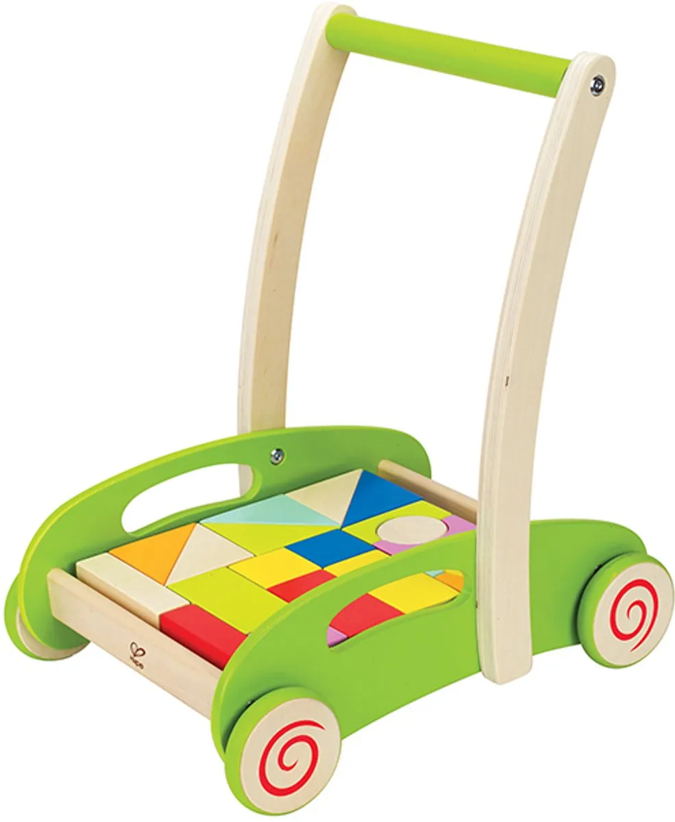 Hape Blokkenwagen Block & Roll