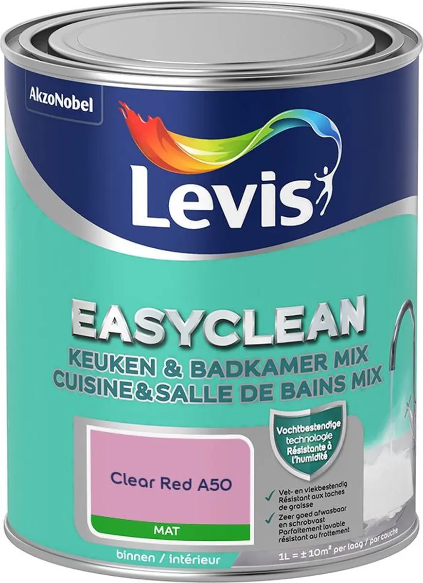 Levi's Easyclean Mengverf Clear Red A50