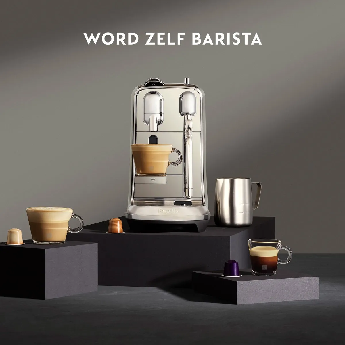 Sage Creatista Plus SNE800SST2ENL1 Koffiemachine - 1500W - 1,5L - Nespresso Original - afbeelding 6 van 6