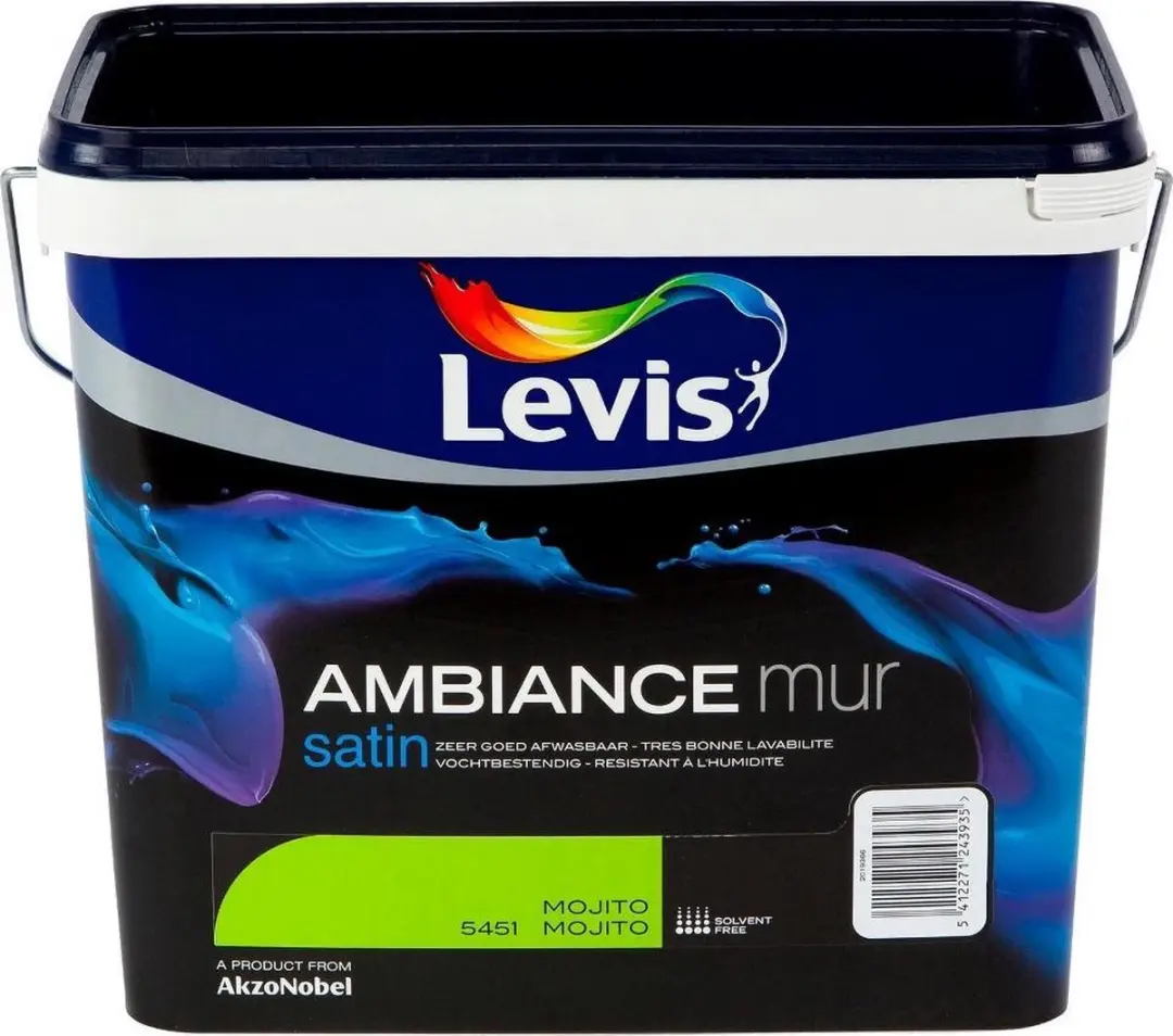 Levi's Ambiance Muurverf Satin Mojito 5L