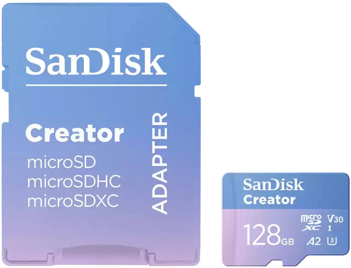 SanDisk Creator microSDXC SDSQXAA-128G-GN6MS - 128GB