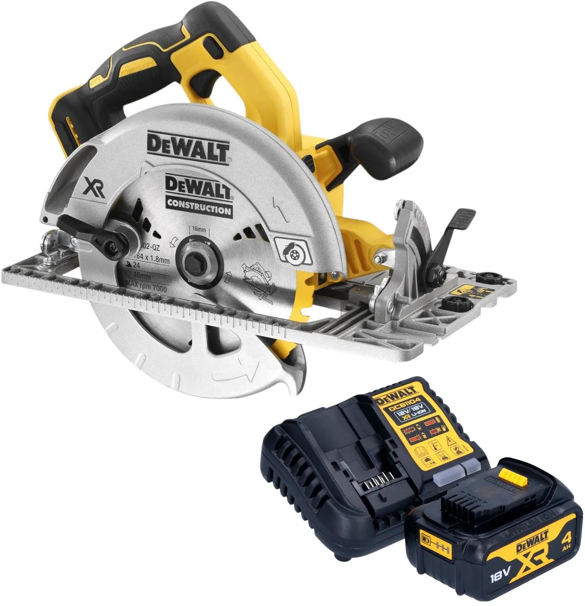DeWalt DCS572 Accucirkelzaag 18V 184mm