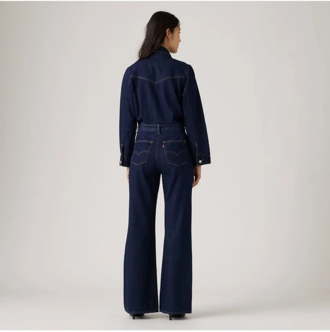 Levi's Westerse Zeemonnik - Marineblauw S