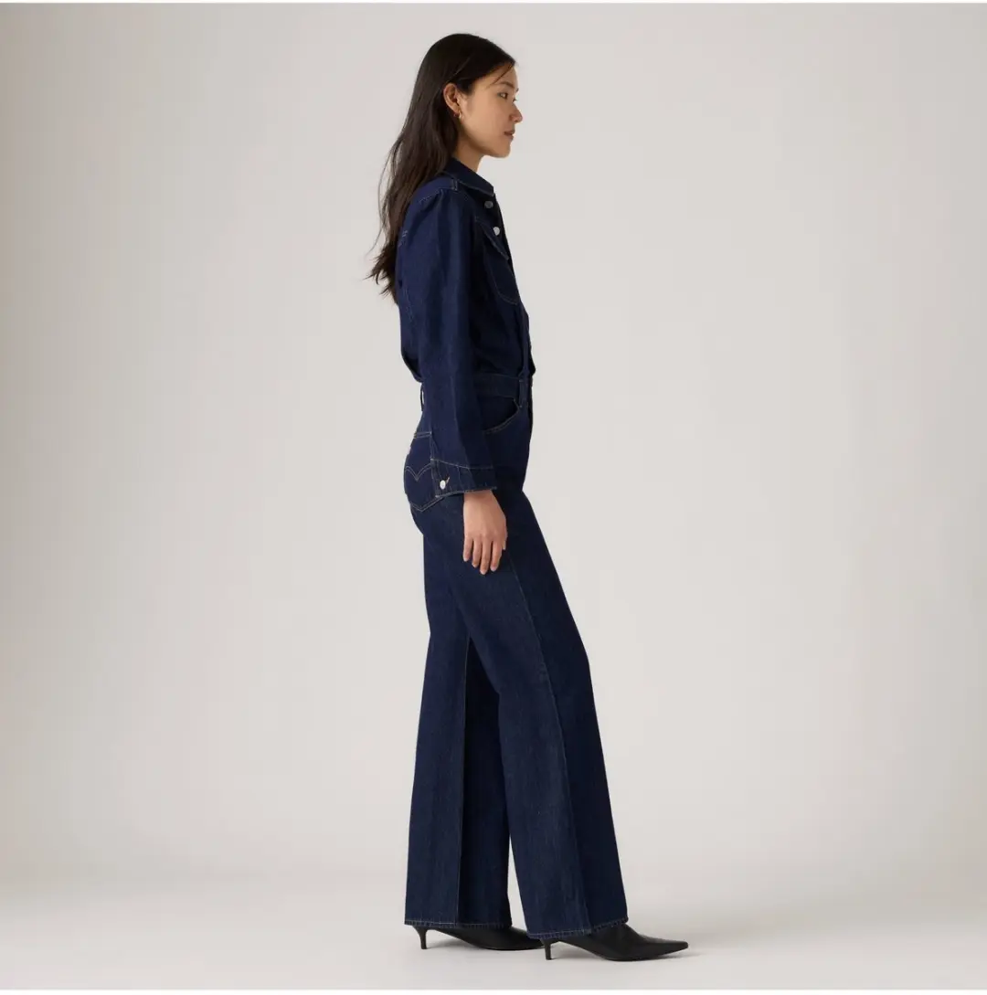 Levi's Westerse Zeemonnik - Marineblauw S