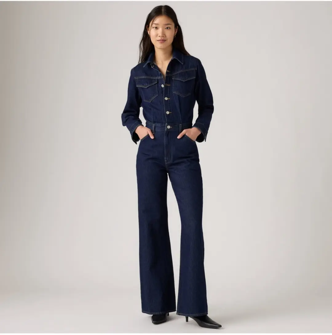 Levi's Westerse Zeemonnik - Marineblauw S