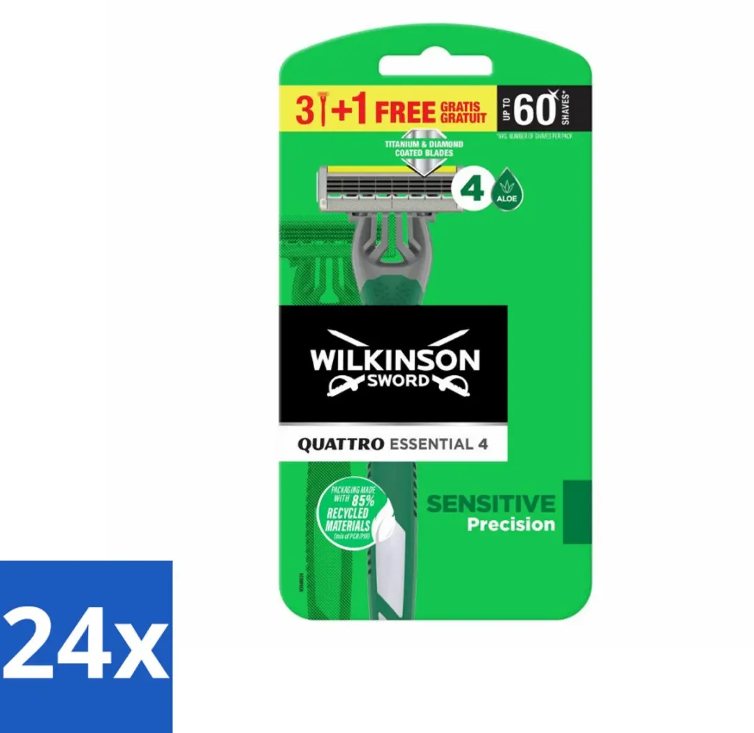 Wilkinson Quattro Essential 4 Wegwerpscheermesjes