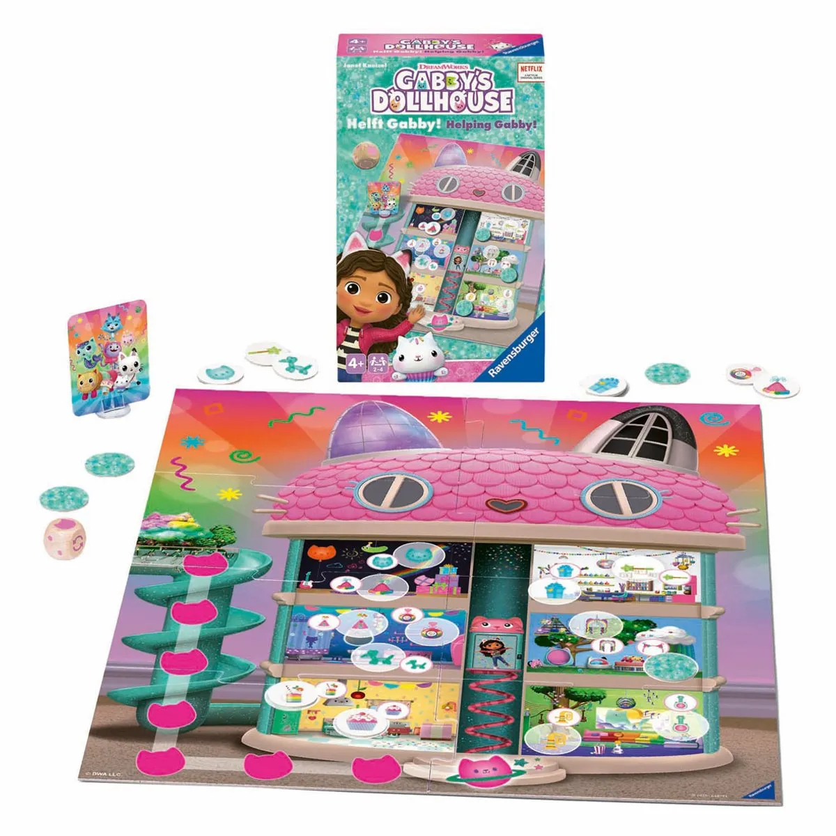 Ravensburger Gabby's Dollhouse Tidy with Gabby - 24724