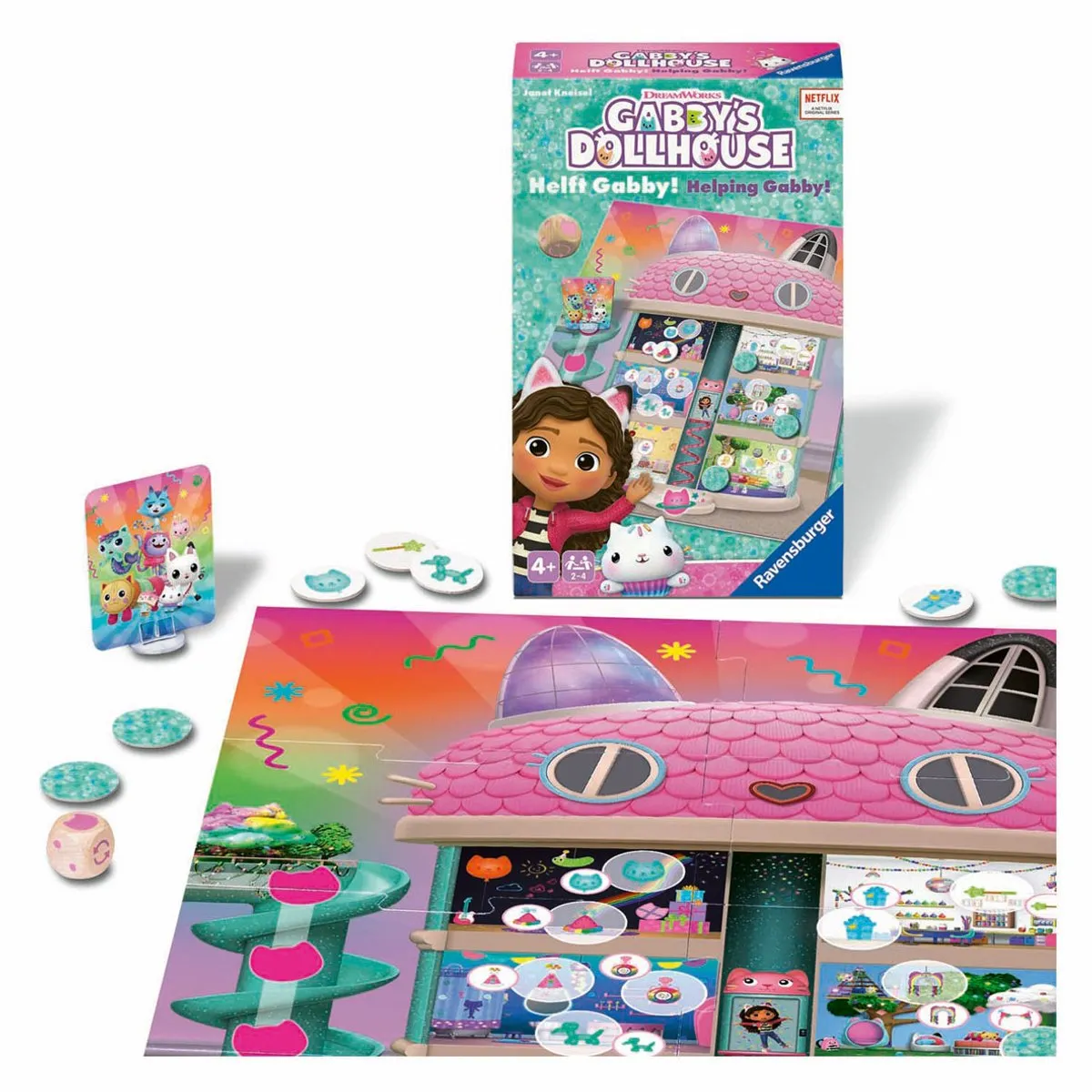 Ravensburger Gabby's Dollhouse Tidy with Gabby - 24724