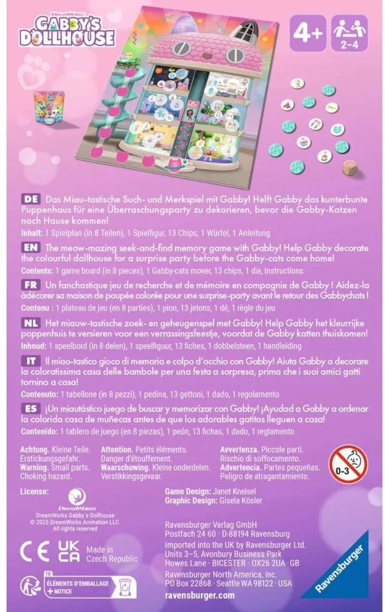 Ravensburger Gabby's Dollhouse Tidy with Gabby - 24724