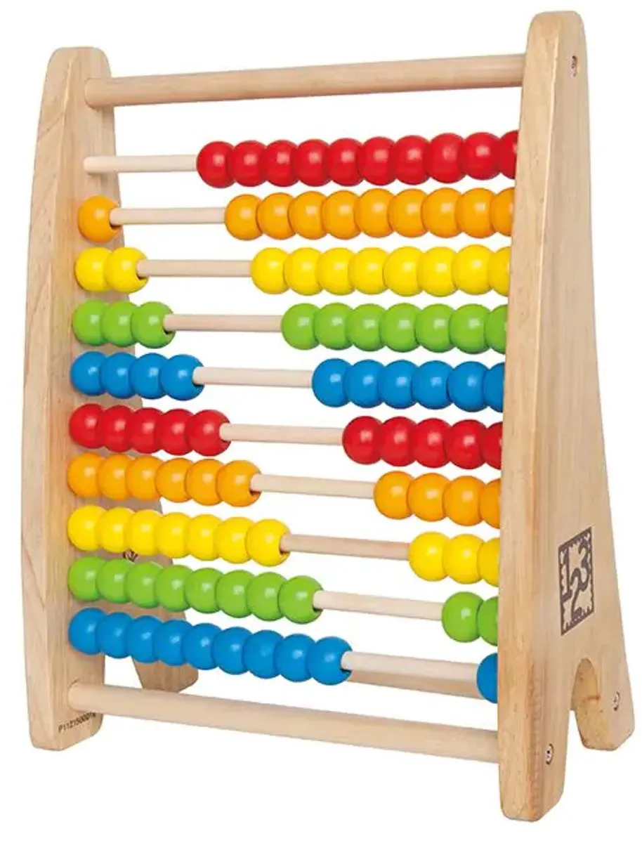 Hape Regenboog Kralen Telraam E0412 - Veelkleurig - afbeelding 9 van 9