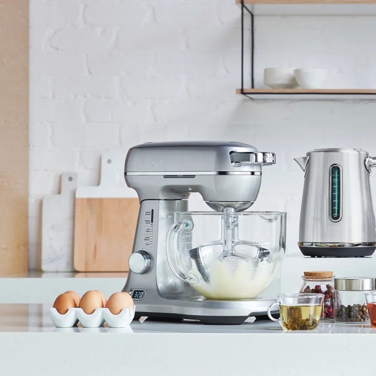 Sage The Bakery Boss Keukenmachine 1200W - 15 Snelheden - Brushed Stainless Steel