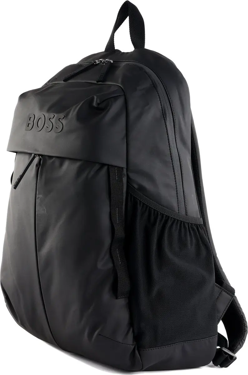 BOSS Stormy Backpack Rugzak 14 inch - 4 Vakken - Zwart