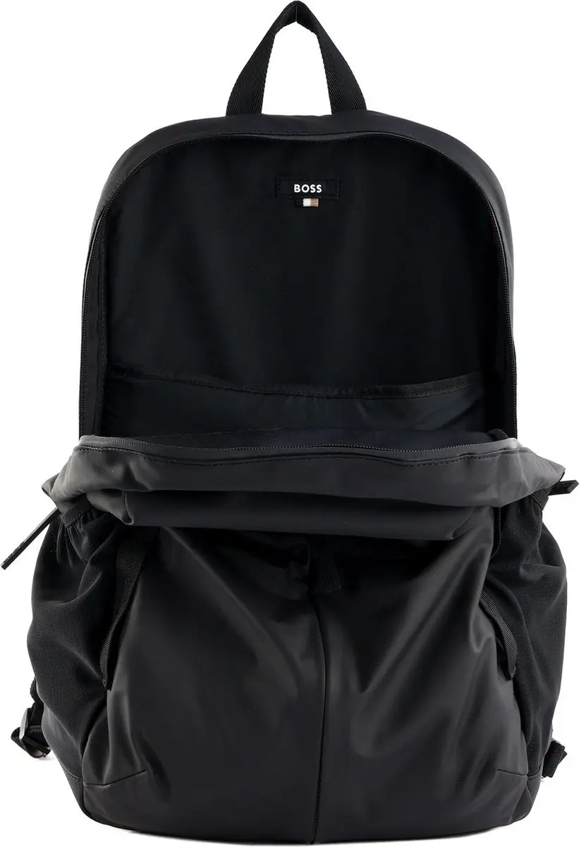 BOSS Stormy Backpack Rugzak 14 inch - 4 Vakken - Zwart