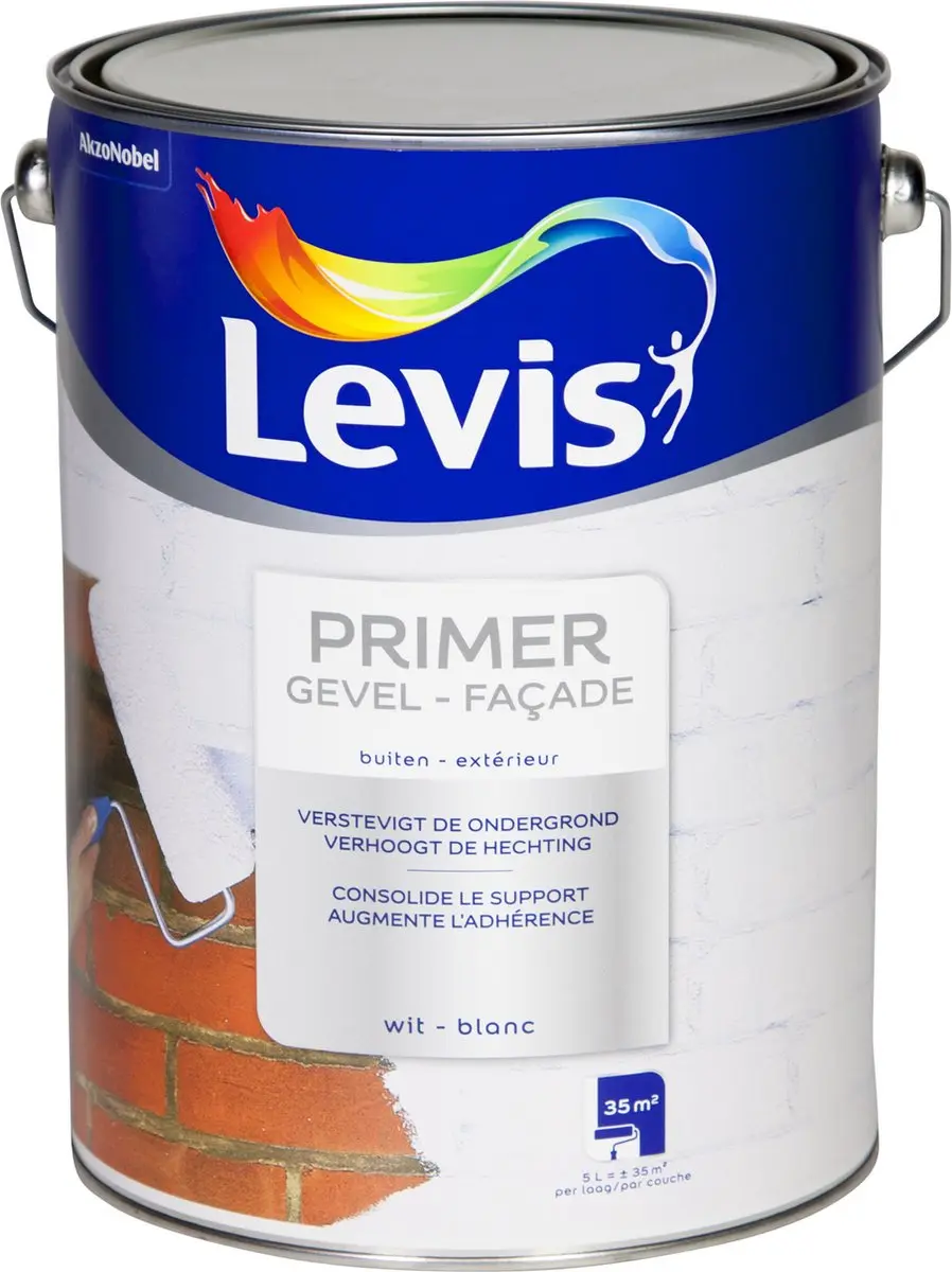 Levi's Primer Gevel Wit 5L