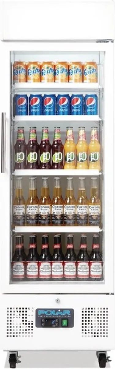Polar G-serie Drankenkoelkast 218L - 4 Plateaus - Wit - afbeelding 6 van 6