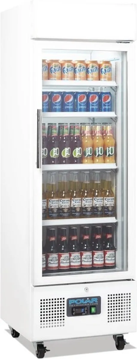 Polar G-serie Drankenkoelkast 218L - 4 Plateaus - Wit - afbeelding 5 van 6