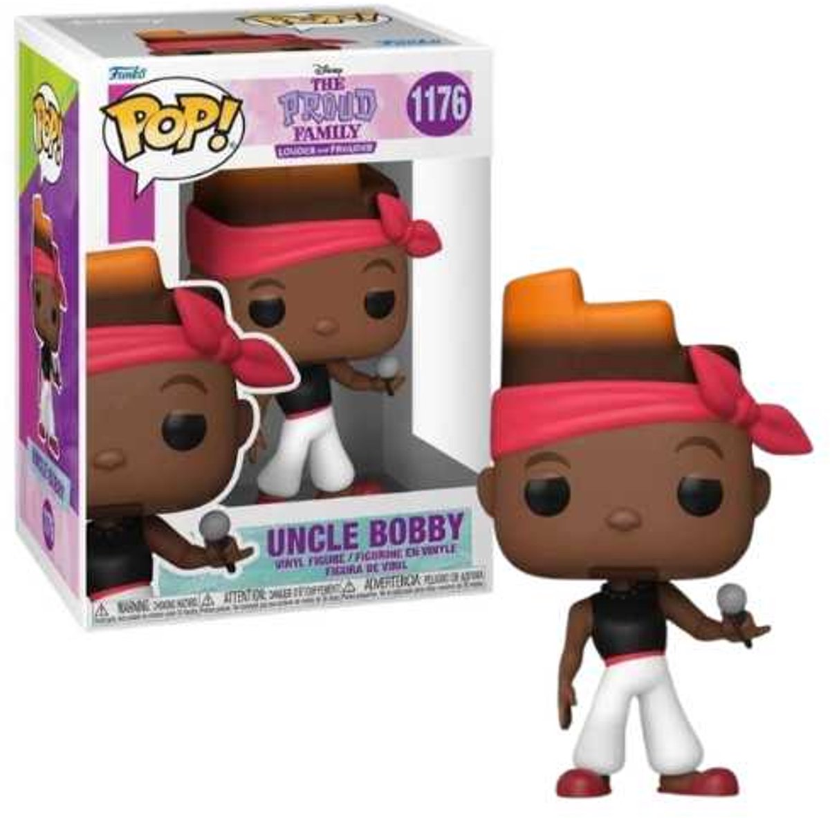 Funko The Proud Family - The Proud Family: Louder And Prouder POP! Uncle Bobby 9 cm Verzamelfiguur - Multicolours