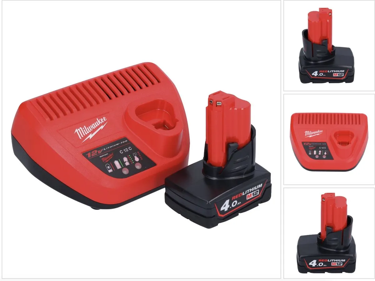 Milwaukee M12 NRG-401 Accustartset
