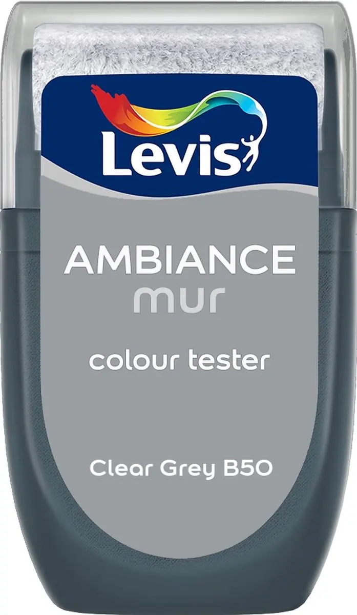 Levi's Muurverf Kleurtester Mat Mix Clear Grey B50