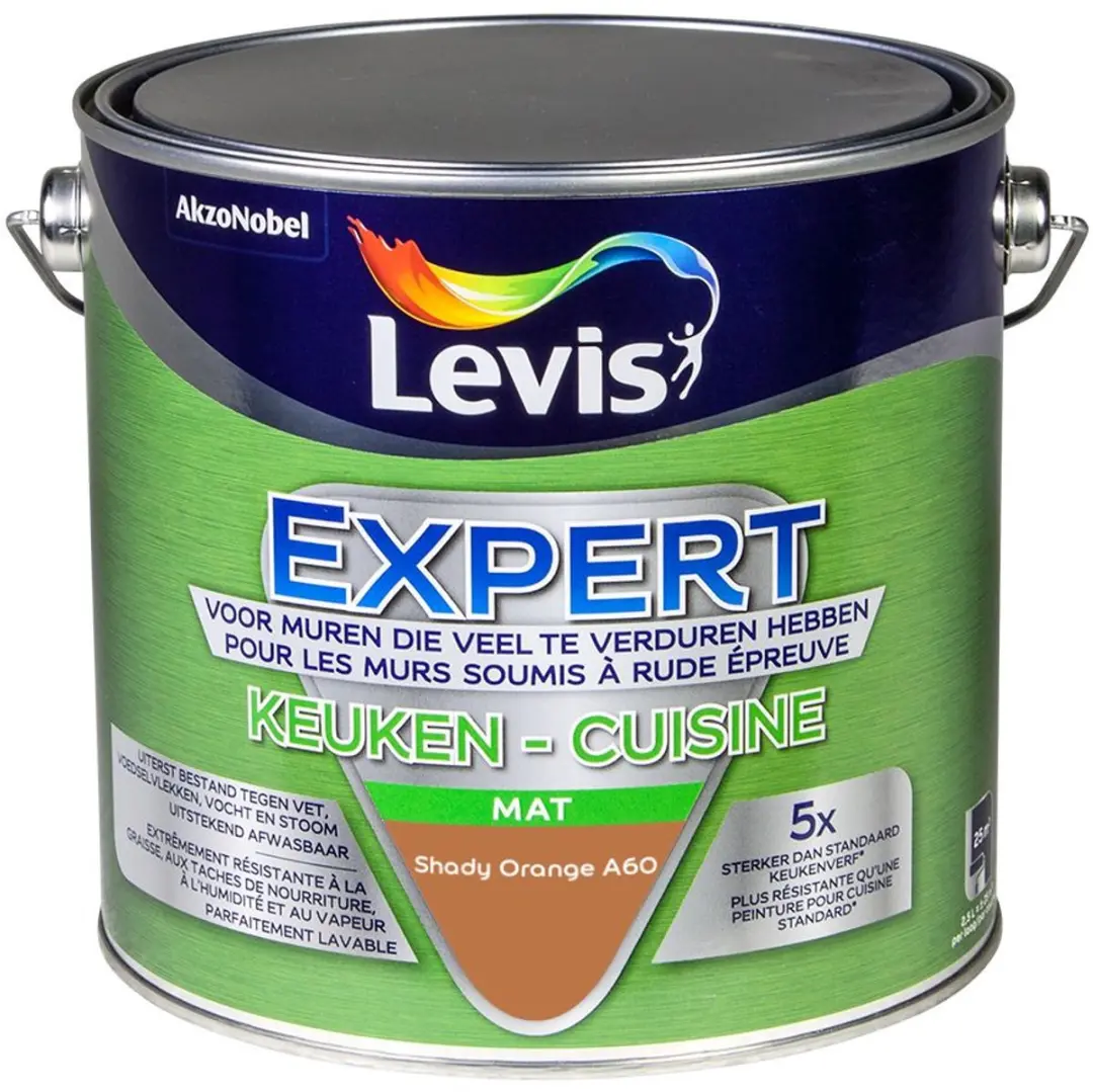 Levi's Expert Keuken Mix Shady Orange A60 Mengverf 2,5L