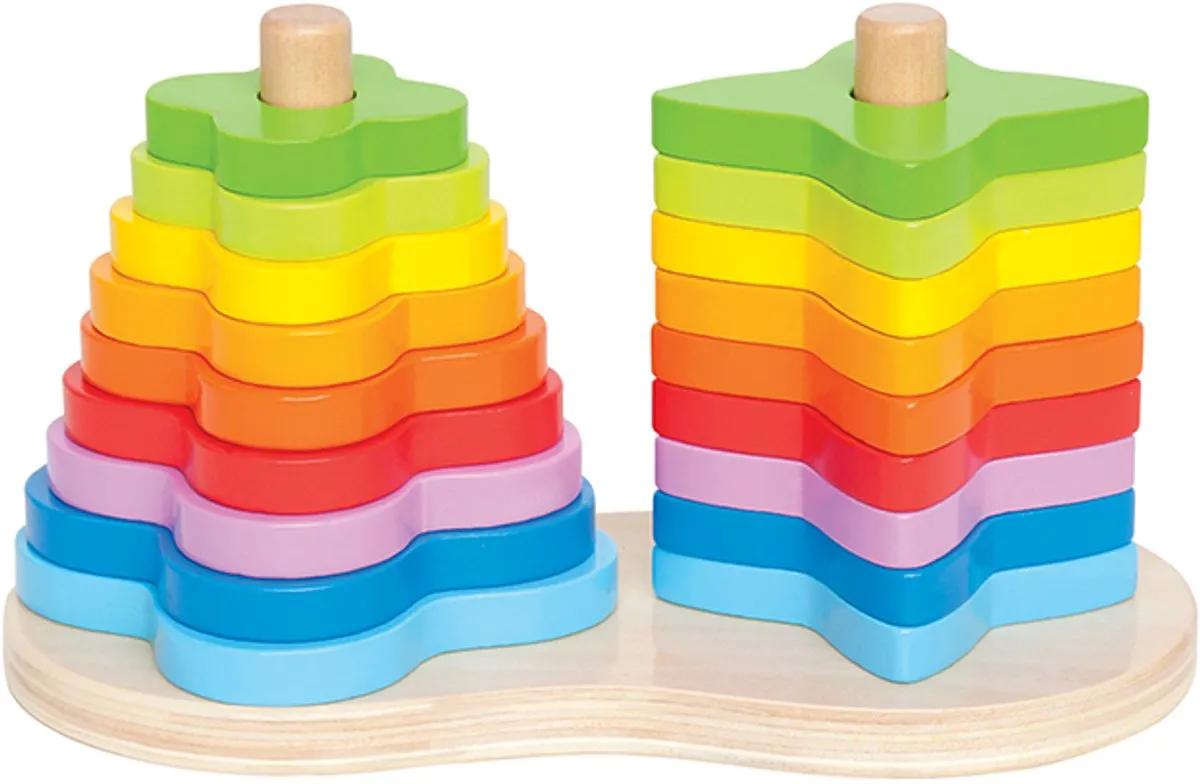 Hape Double Rainbow Stacker