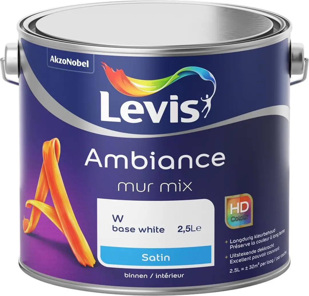 Levi's Ambiance Mur Satin Mix Mengverf 2,5L