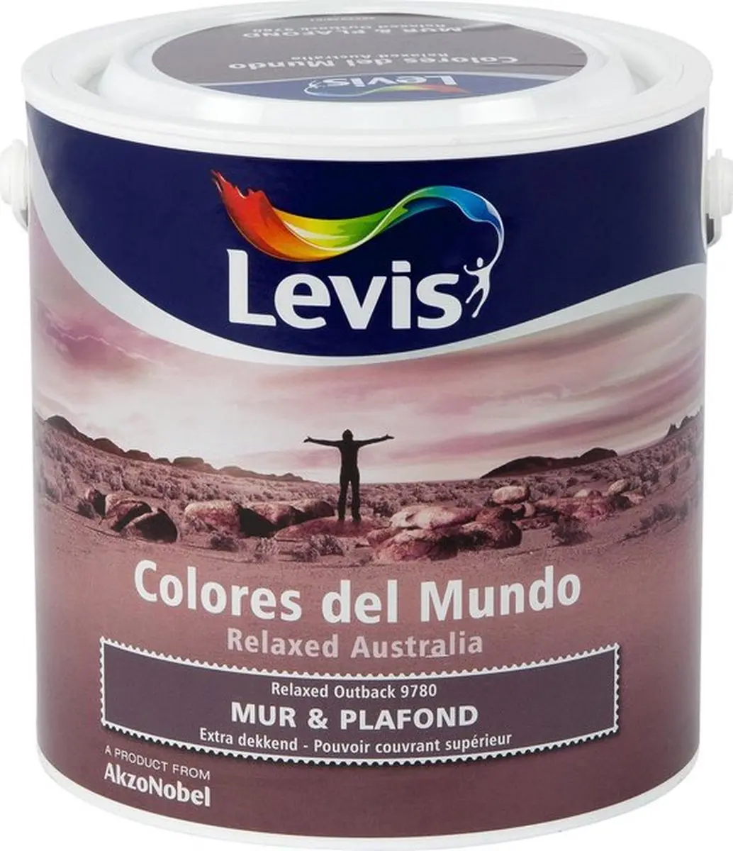 Levi's Colores del Mundo Relaxed Outback Muurverf - 2,5 liter