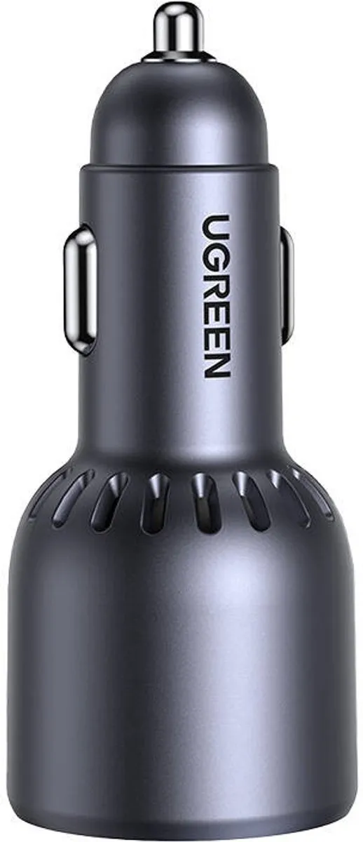 Ugreen 35024 Autolader 75W - 3 Poorten - Zwart