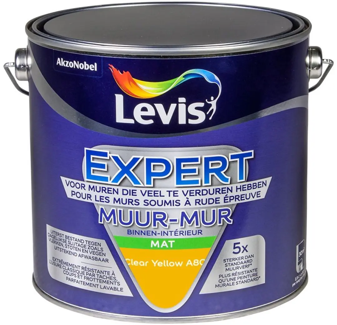 Levi's Expert Muur Binnen Mix Clear Yellow A80 Mengverf 2,5L