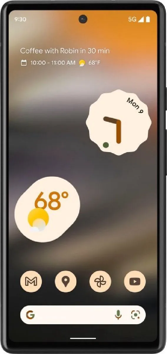 Google Pixel 6A GA02998 Smartphone - 128GB - Zwart - afbeelding 2 van 6