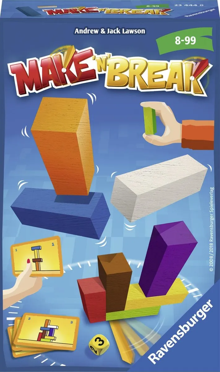 Ravensburger Make 'n Break Pocketspel - 2-4 Spelers