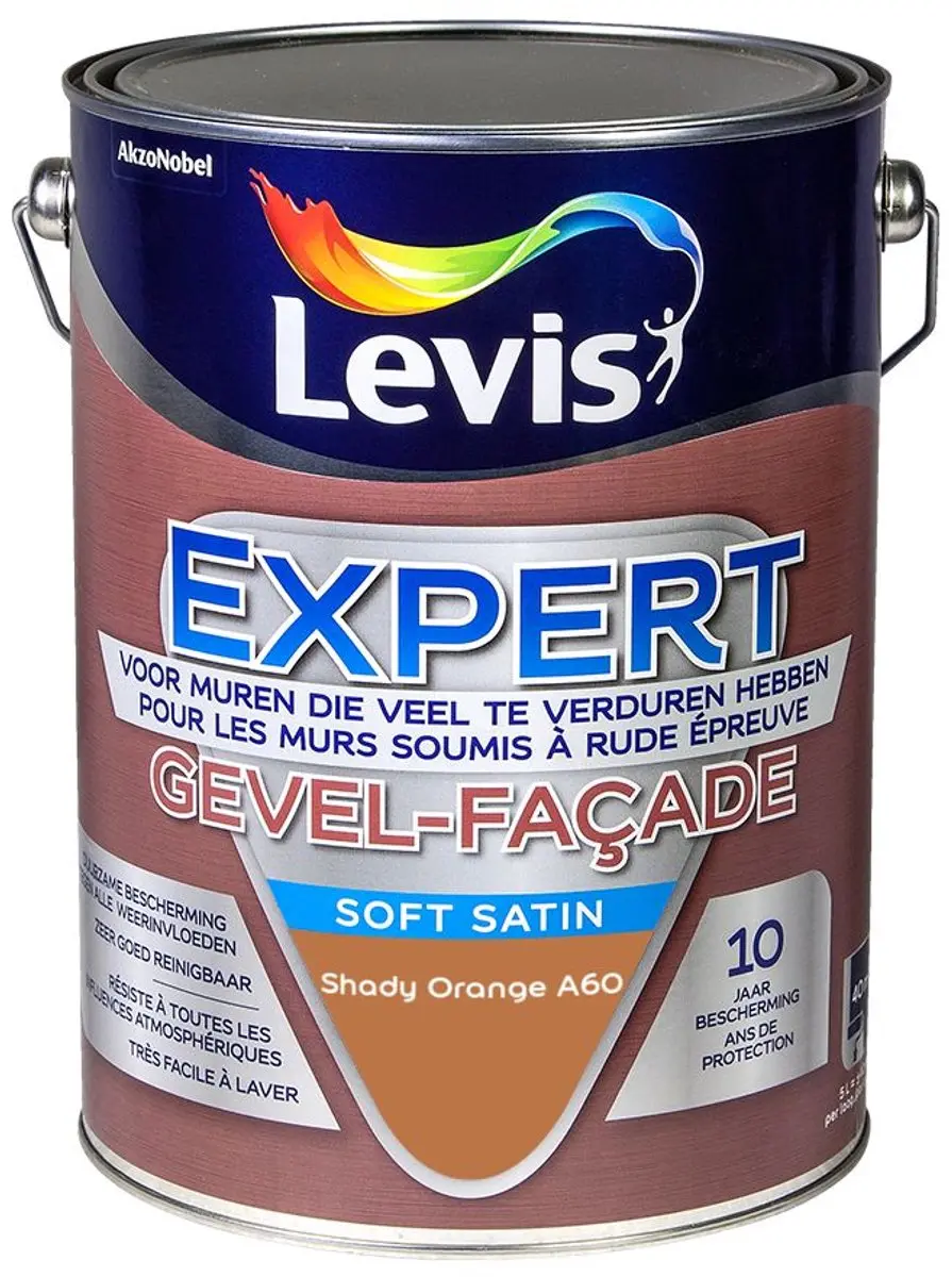 Levi's Expert Gevel Mix Shady Orange A60 Mengverf 5L