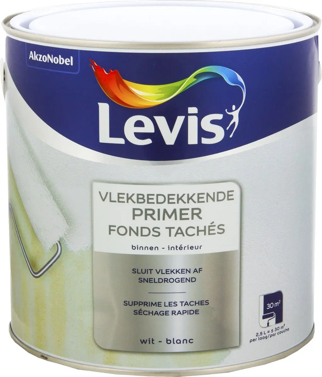Levi's Vlekbedekkende Primer Wit 2,5L